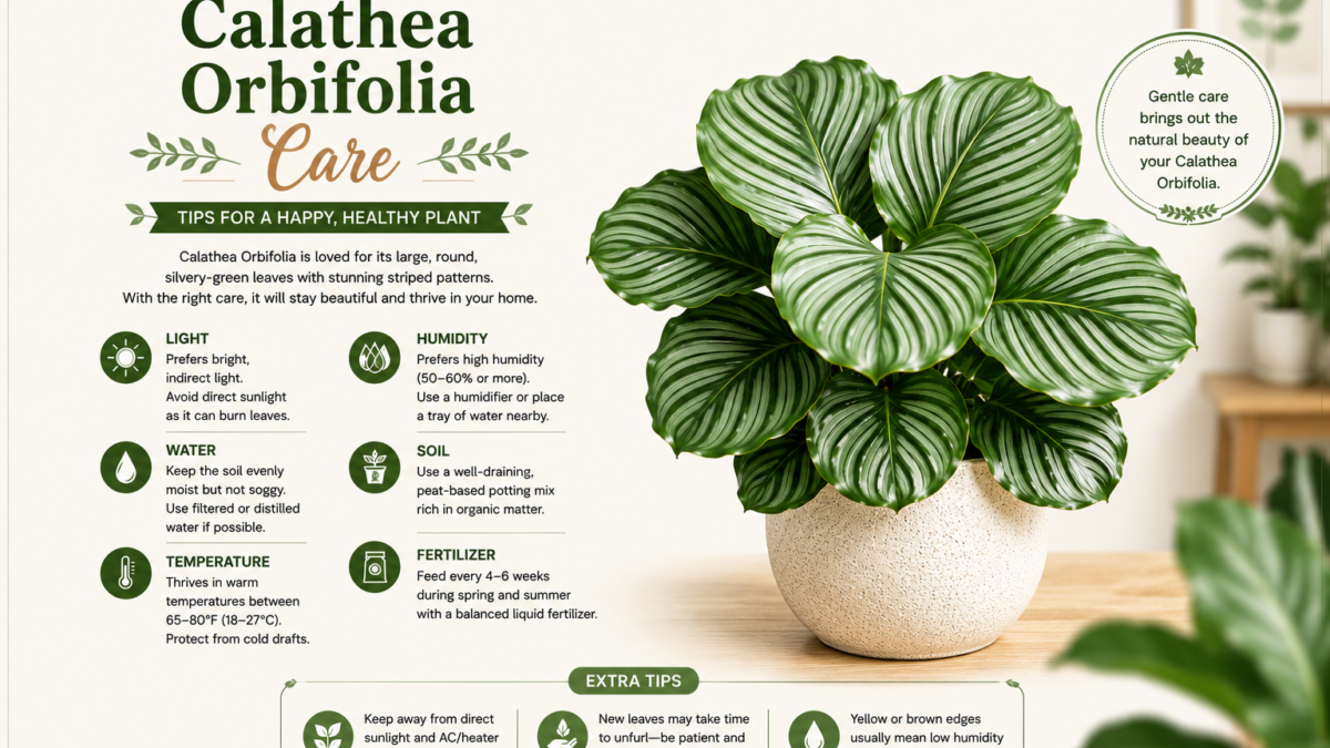 Calathea Orbifolia Care: A Complete Guide