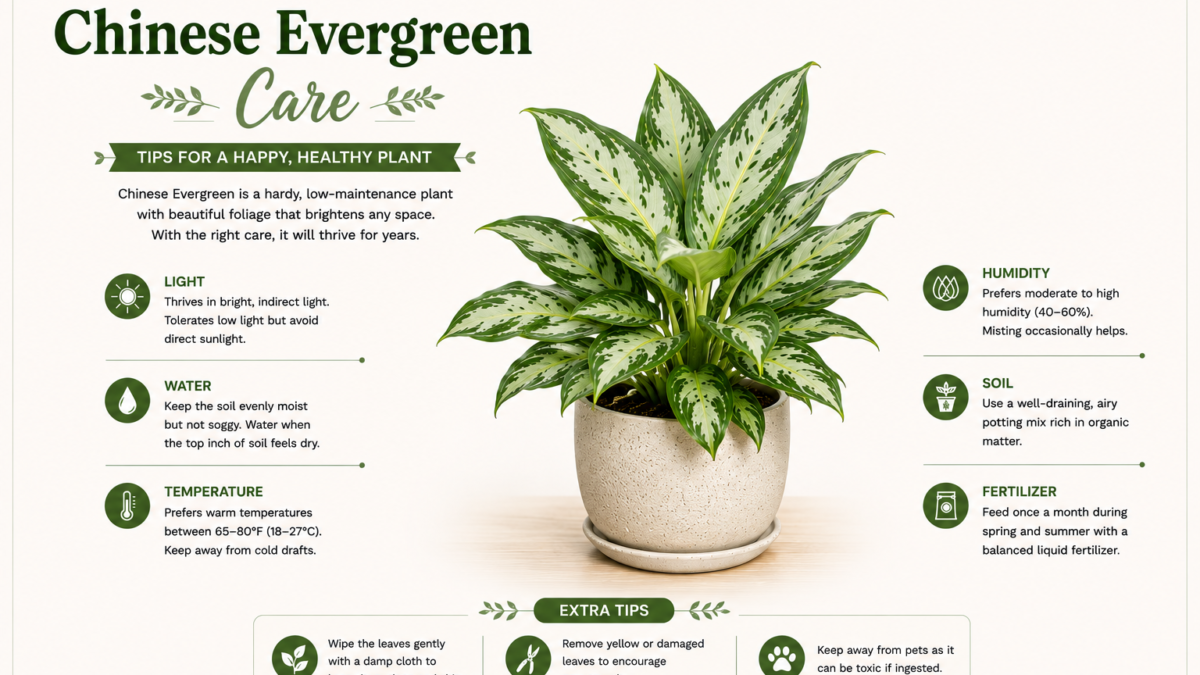 Chinese Evergreen Care: A Complete Guide