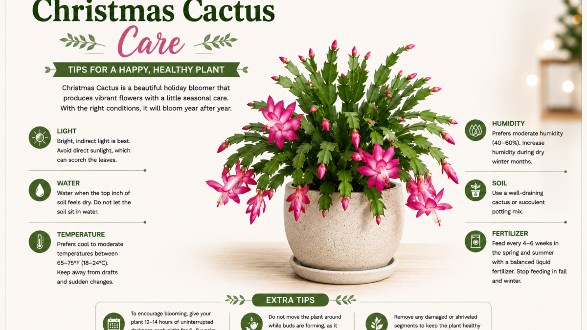 Christmas Cactus Care: A Complete Guide