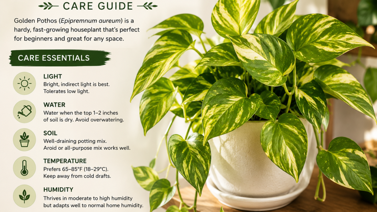 Golden Pothos Care: A Complete Guide