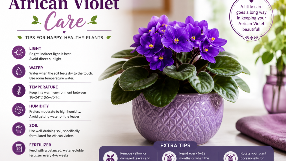 African Violet Care: A Complete Guide