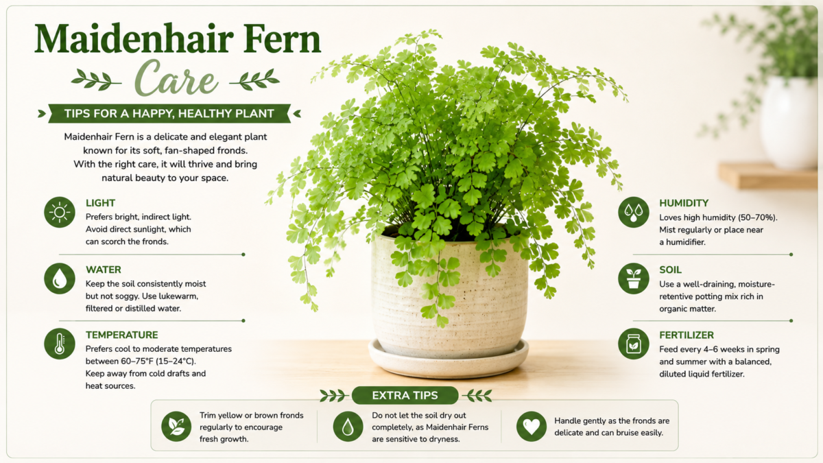 Maidenhair Fern Care: A Complete Guide