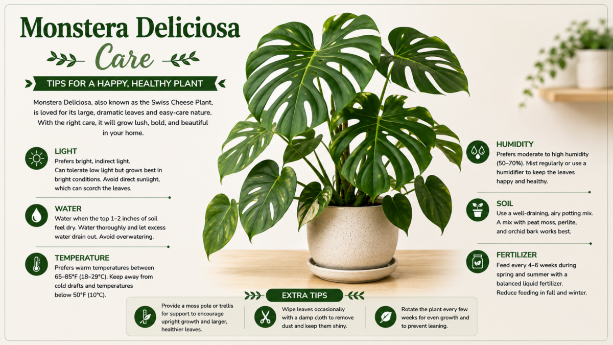 Monstera Deliciosa Care: A Complete Guide